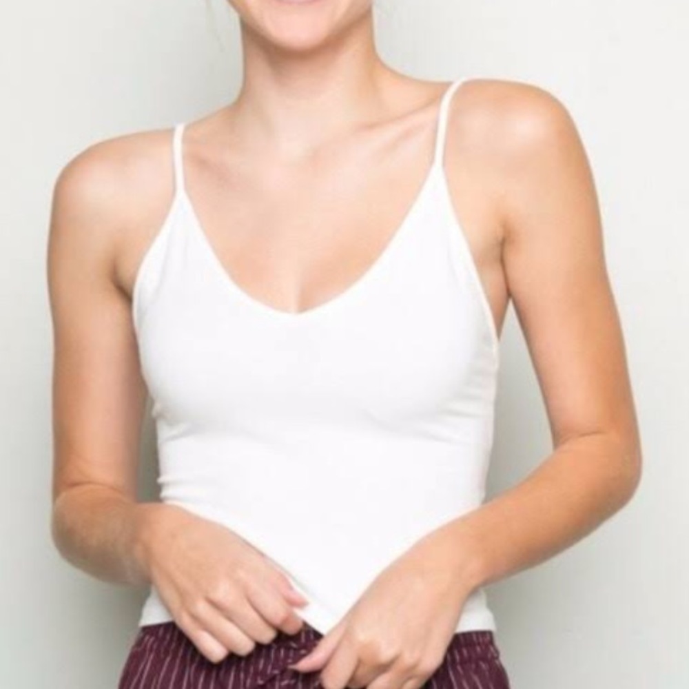 White Brandy Melville Tank Top
